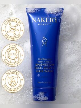NAKERY BEAUTY SkinRecovery Relax+ Repair Magnesium Face, Body, & Hair Wash 200ml